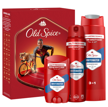 Подарунковий набір OLD SPICE White Water (дез. 50мл + Гель для душа 250мл + дез.150мл) (8006530007085)