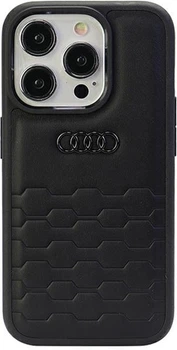 Etui Audi GT Synthetic Leather do Apple iPhone 15 Pro Max Black (AU-TPUPCIP15PM-GT/D2-BK)