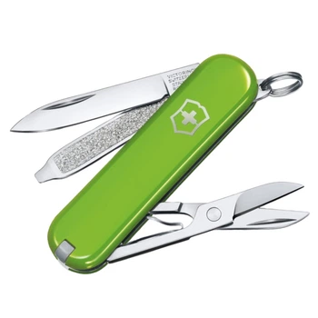 Ніж складаний, мультитул Victorinox Classic SD Colors (58мм, 7 функцій), салатовий 0.6223.43G