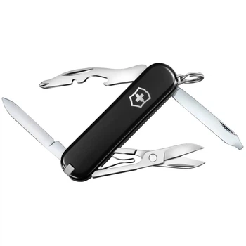 Ніж складаний, мультитул Victorinox Rambler (58мм, 10 функцій), чорний 0.6363.3