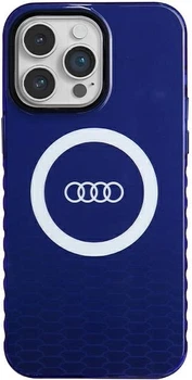 Etui Audi IML Big Logo MagSafe do Apple iPhone 14 Pro Max Navy Blue (AU-IMLMIP14PM-Q5/D2-BE)