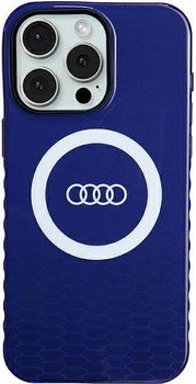 Etui Audi IML Big Logo MagSafe do Apple iPhone 15 Pro Max Navy Blue (AU-IMLMIP15PM-Q5/D2-BE)