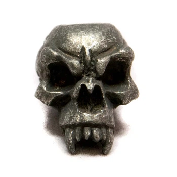 Намистина для темляка Schmuckatelli Fang Skull Bead - Black Oxidized