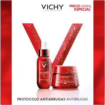 Набір для догляду за обличчям Vichy Liftactiv Collagen Specialist 16 Сироватка 30 мл + Крем для обличчя 50 мл (8431567701864)