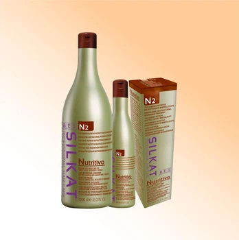 Минерализирующий питательный несмываемый бальзам для волос BES N2 Silkat Balsamo Nutritivo 300 мл