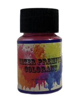 Насичений барвник для води Water Colourant - Red з блискітками 5092665