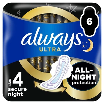 Гигиенические прокладки Always Ultra Safe Night Single 6 шт