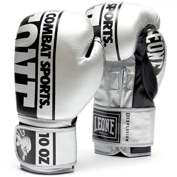 Боксерські рукавички Leone Nexplosion Silver 10 ун.