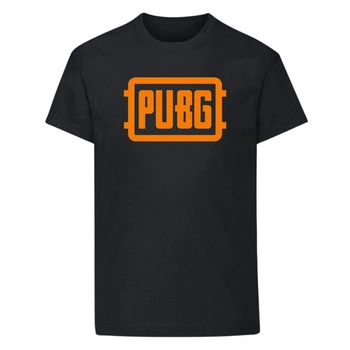 Футболка детская черная с принтом Pubg Пабг DM-1097 140 см