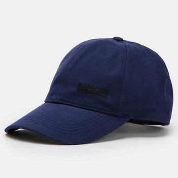 Кепка унісекс блайзер бейсболка Barbour International Albury Sports Cap MHA0875BU73 темно-синя