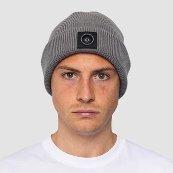 Шапка Marshall Artist Siren Knitted Beanie Hat grey MSATM10802