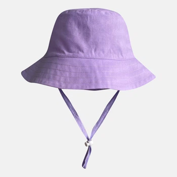Панама хлопковая детская на завязках Babydream 15panBDsoz 42 см Лиловая (ROZ6400149150)