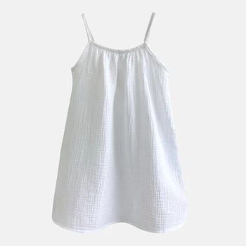 Детский летний муслиновый сарафан для девочки Babydream sarmedium1 98 см Белый (ROZ6501037717)