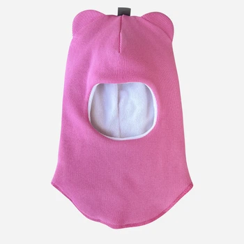 Зимняя шапка-шлем Babydream с ушками y3bal8d 48 Розовая (ROZ6400158676)