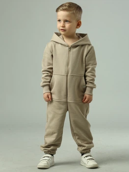 Дитячий комбінезон для хлопчика Babydream trkombsmall4 92 см Темно-бежевий (ROZ6501044337)