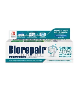 Зубная паста "Активная защита от кариеса" Biorepair Advanced Active Shield Anti-Cavities 75мл (03027)