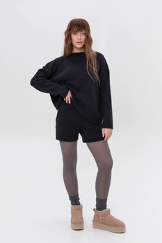 Жіночі в’язані шорти Country з кишенями SEWEL 42-44 Синій (sw-2000000303079)
