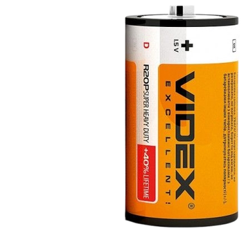 Алкалінова батарейка Videx D (R20), 1.5V