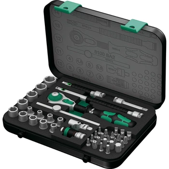 Набор инструментов Wera 8100 SA 2 Zyklop Speed 1/4" 42 предмета (05003533001)
