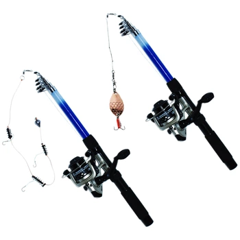 Удочка - спиннинг BratFishing 2.1 м. универсальный набор для начинающего рыбака №2