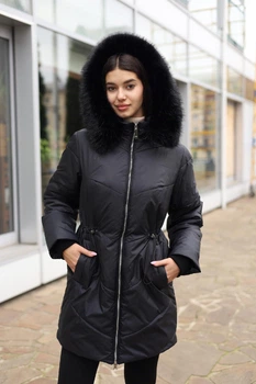 Куртка зимова Mila Nova К-375 48 чорна