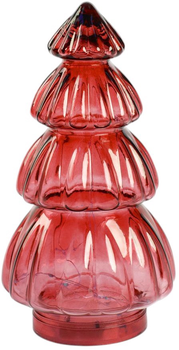 Lampion LED HOMLA 712395 Lapland w kształcie choinki 15 x 28 cm Czerwony (5906496712395)