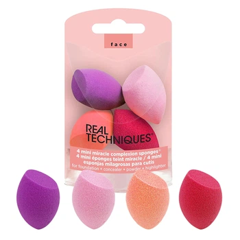 Набор мини-спонжей для макияжа Real Techniques (Реал Техникс) Mini Miracle (4 шт)