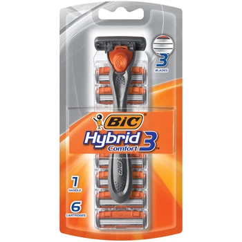 Станок для бритья BIC Hybrid Comfort 3 + 6 сменных лезвий