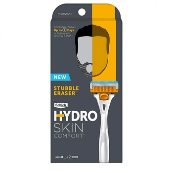 Бритва мужская Schick Hydro Skin Comfort Stubble Eraser (1 станок + 2 картриджа)