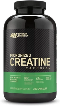 Микронизированный креатин Optimum Nutrition в капсулах 2,5 гр 200 капсул