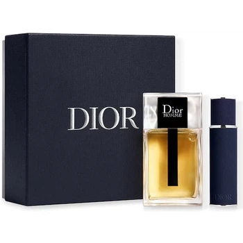 Подарочный набор мужской туалетной воды Christian Dior Dior Homme Eau de Toilette (100 мл и дорожный флакон 10 мл)