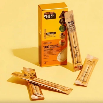 Сыворотка-бустер а для лица с микроиглами и витамином С VT Cosmetics Vita-light Reedle Shot 100 10шт по 2ml