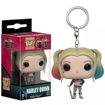 Брелок Harley Quinn Харли Квинн "Отряд самоубийц" (suicide squad) в коробке Funko Pop фигурка 4 см