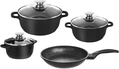 Набір каструль Orion Grande зі сковородою 7 предметів (8592381153168)