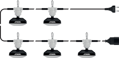 Набір прожекторів STHOR 900 лм 15.4 м 5 шт. 82863 (5906083089886)