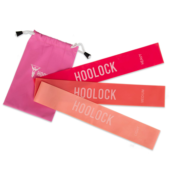 Набор резинок для упражнений ленты сопротивления LOOP BANDS HOOLOCK FI 2863 3шт цвета в ассортименте