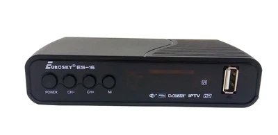 Ефірний тюнер ресивер Eurosky ES-16 DVB-T 2 ресивер Eurosky ES-16 T2 Новий цифровий ефірний приймач
