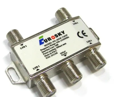 Комутатор DiSEqC 4x1 DSW-7107 для супутникової антени