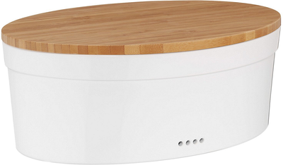 Chlebnik Kela Salena Biały 36.5 x 23.5 x 14 cm (12060)