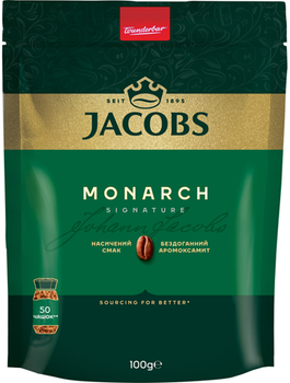 Кава розчинна Jacobs Monarch 100г м'яка пачка