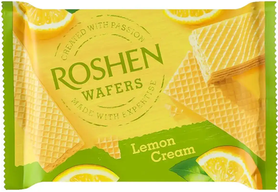 Вафлі Roshen Wafers лимон 72г