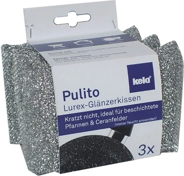 Губки для миття посуду Kela Pulito 3 шт (4025457116476)