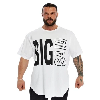 Футболка Big Sam 3382 белая, размер M