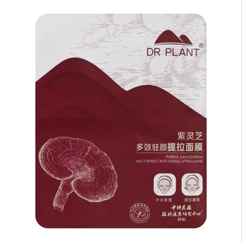 DR.PLANT Ganoderma Multi-Effect Anti-Aging Lifting Mask лифтинг маска-корсет для лица с экстрактом рейши, 1 шт