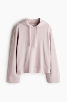 Худи из хлопка H&M 1234774005c45 S розовый (100002063)