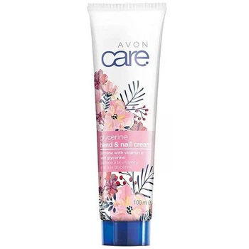 Крем для рук и ногтей с глицерином Avon Care "Жасмин" Glycerine, Hand & Nall Cream, Jasmine with Vitamin C and Glycerine 100 мл