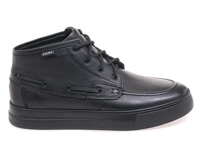 Черевики комфорт чоловічі IKOS 385-1S/BLACK LEATHER 44 Чорний