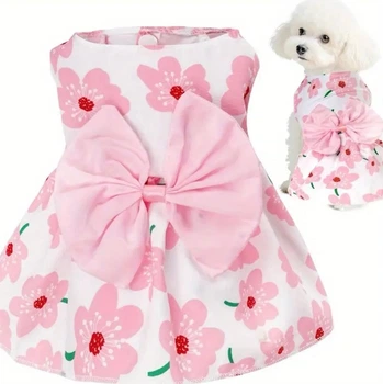 Платье для собак "FLUFFI" Розовое Size S