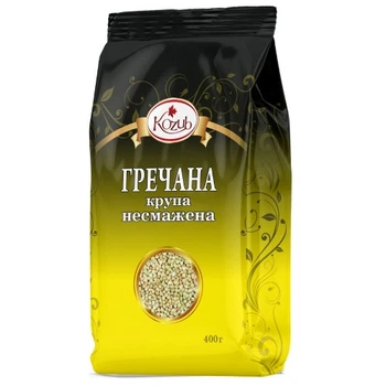 Крупа гречневая нежареная 400г Козуб