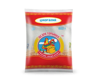 Сахар белый TM Щедрая домик 800 g